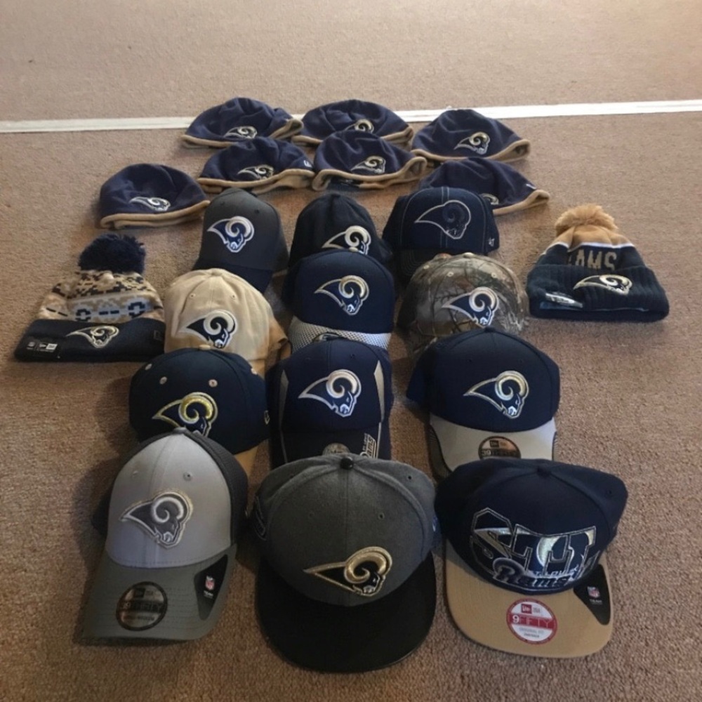 Los Angeles Rams Hat Lot